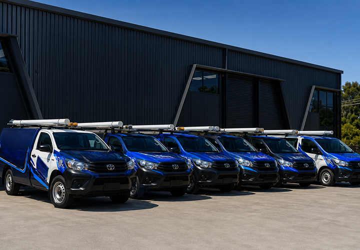 Fleet of Carlingford Blocked Drains plumbing vans